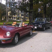 A few shots of our Alfas parked along the Petersham green