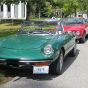A few shots of our Alfas parked along the Petersham green