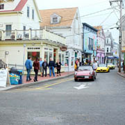Our parade turned a lot of heads as we crawled through downtown Provincetown