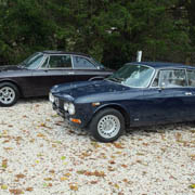 A few shotos of our cars in our private parking lot at the Wicked Oysterless Restaurant