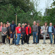 A requisite group portrait before we head inside for anything but oysters