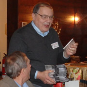 Phil Kotsios went home with a huge pile of relaxation CDs!