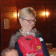 Roberta Rowntree unwraps a nice Alfa Romeo polo shirt