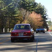A few shots of our Alfas under way along the first leg of the tour