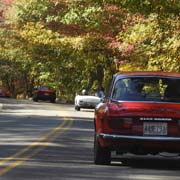 A few shots of our Alfas under way along the first leg of the tour