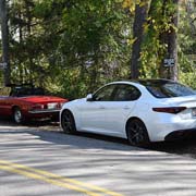 Parking was scarce at Clyde's! Some of us parked on the street ...