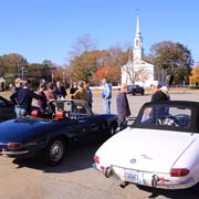 Milling around our mills before the cider mill tour
