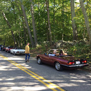 We regrouped a little way down the street to make sure everyone was accounted for