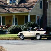 A few shots of our Alfas under way along the first leg of the tour