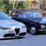 And LOTS of photos of our Alfas lined up beautifully out front