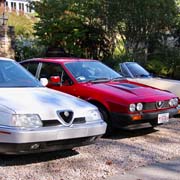 And LOTS of photos of our Alfas lined up beautifully out front
