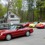 A few shots of all the various Italian beauties in the parking lot