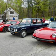 A few shots of all the various Italian beauties in the parking lot
