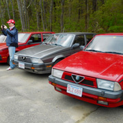 A few shots of all the various Italian beauties in the parking lot