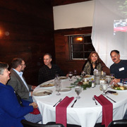 A few shots of the crowd seated at our tables