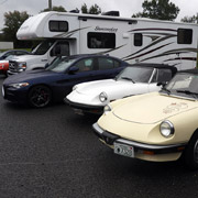 A few shots of our Alfas awaiting the start