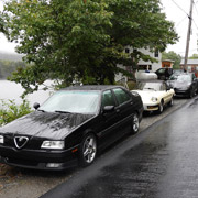 Parking at the Ashfield Lake House