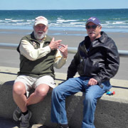A few shots of us and our cars at the 'cause pause' at Nantasket Beach
