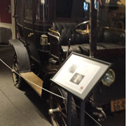 Inside the Museum (where it's dry) rested a first-generation Tesla ...