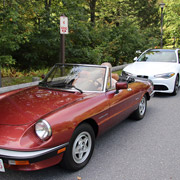 Dan's in the Spider ready to shove off (not sure where Deb went) ...