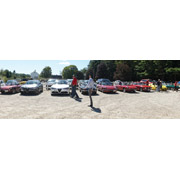 A panoramic shot of our Alfas in the Publick House parking lot