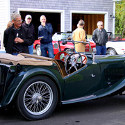 A beautifully restored and presented MG TC won the admiration of even us Alfaholics