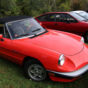 Some photos of our Alfas displayed on Concours DeWaele