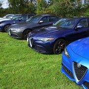 ... and were joined by a sixth Giulia from CT a bit later