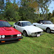 Some photos of our Alfas displayed on Concours DeWaele