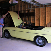 Jim himself has multiple interests, with his superb '67 MGB sitting in the garage