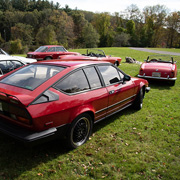 Some photos of our Alfas displayed on Concours DeWaele