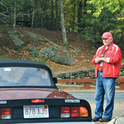 Off go the Donovans, each car departing at two-minute intervals