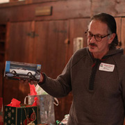 Fran wins himself a model of a white 2600 Spider