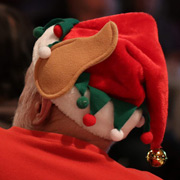 George's hat certainly helped to get everyone in the spirit!