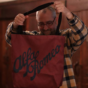 ... but it turned out to be an Alfa tote bag. Whew!