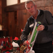 Robert opened a long, skinny box that said it contained an LED work light ...