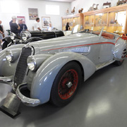 Of particular interest to THIS group was Bob Bahre's award-winning unrestored 1938 Alfa Romeo 8C 2900B Touring Spider