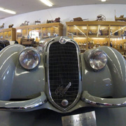 Of particular interest to THIS group was Bob Bahre's award-winning unrestored 1938 Alfa Romeo 8C 2900B Touring Spider
