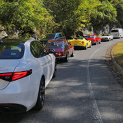 ... until we come up behind a mobile road block