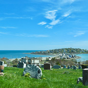 The top of the Hull Cemetery provided some spectacular views