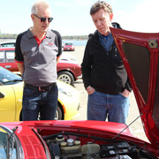 Great-looking engine compartments were in abundance