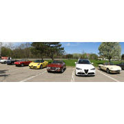 A couple of panoramic shots of the starting lineup