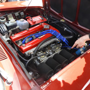 Great-looking engine compartments were in abundance