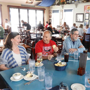 A few shots of the gang at Jake's Seafood