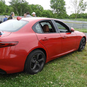 New member Maxwell Schuler's Giulia in a great shade of red