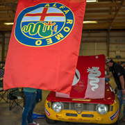 A few shots of the racing Alfas staying out of the occasional drizzle