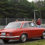 Mike Hollinger heads out for the five laps
