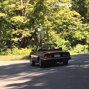 The Donovans deftly lead us through a maze of country back roads on the last leg toward lunch