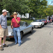 Steve Perry and Tom Brooks engaged in contemplation