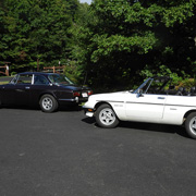 A few shots of our crowd and cars gathering at the base of Mount Wachusett